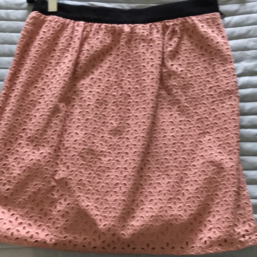 Eyelet skirt